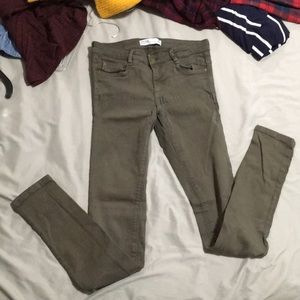 Zara trafaluc jeans green